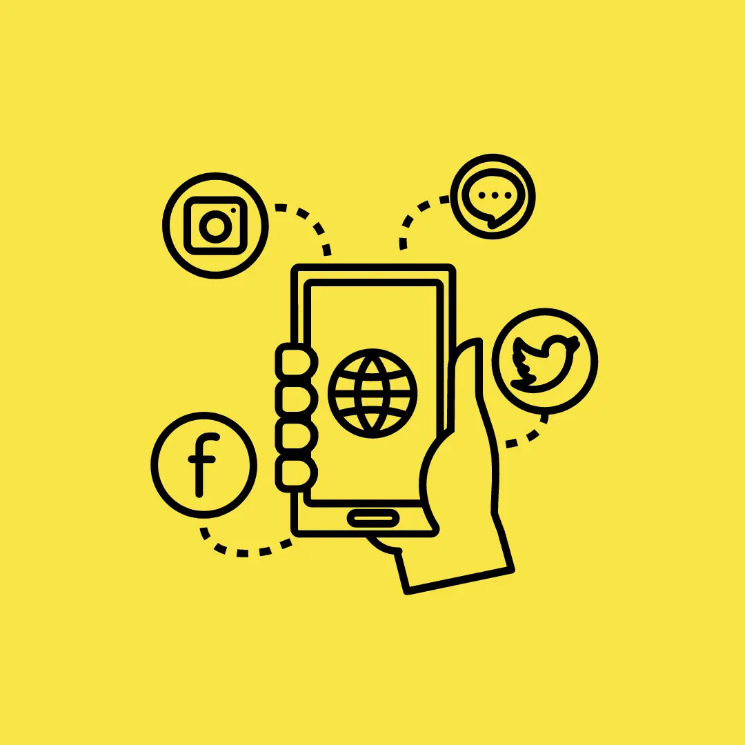 Illustration zu Social Media Marketing