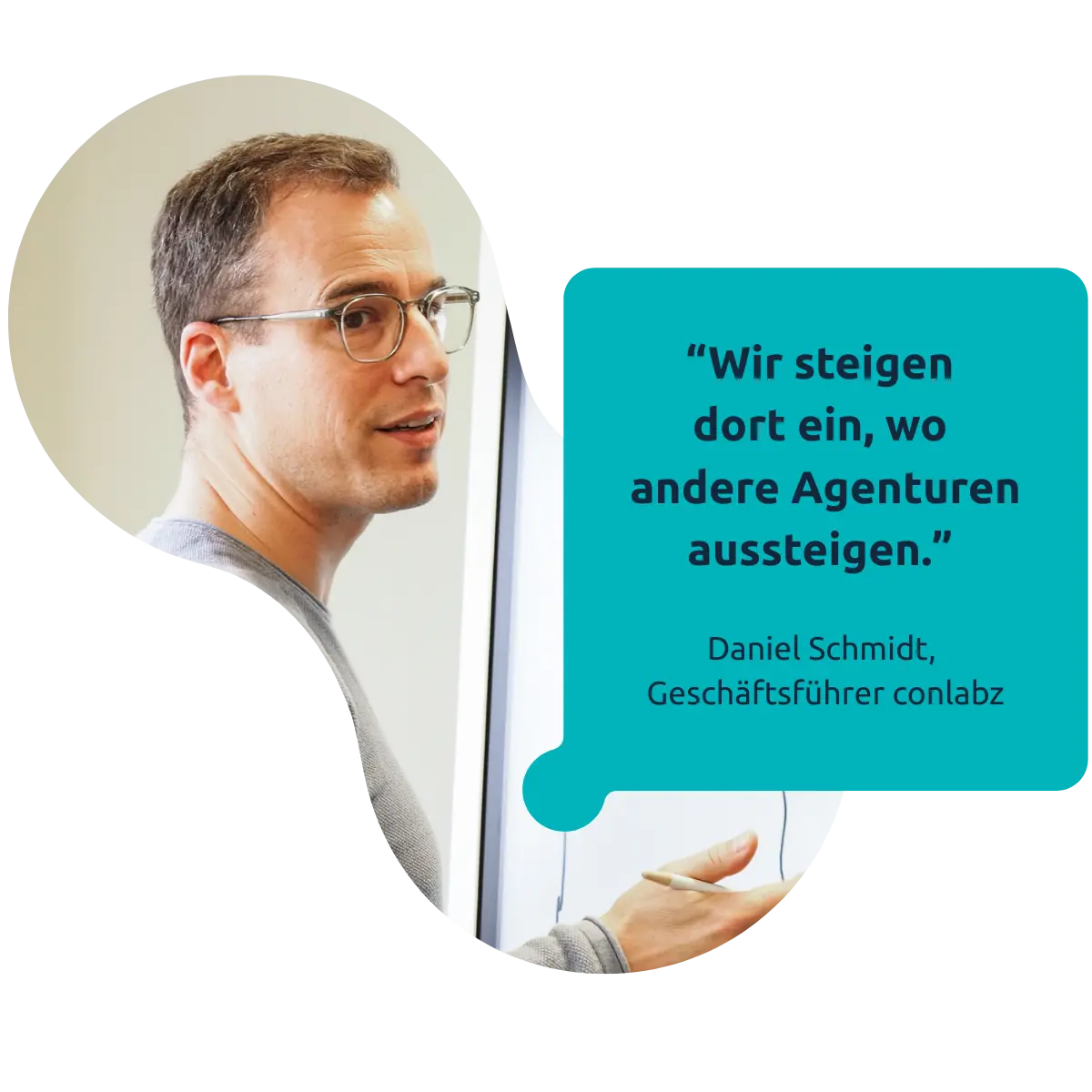 Website-Mockup eines Referenzprojekts auf Desktop-Display – conlabz Digitalprojekt