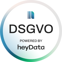 DSGVO-Siegel powered by heyData